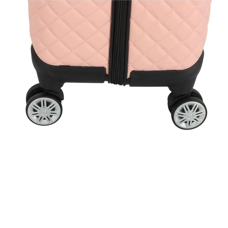 أفياتور طقم حقائب سفر فاخرة ومحصنة - 5 قطع (3 ترولي + 2 حقيبة يد) بتغطية جلدية ومقاومة للكسر - Image 5